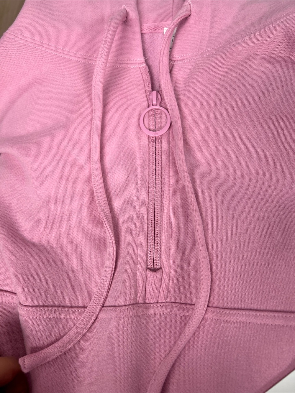 ALO Yoga Pink Ombre Half-Zip Pullover NWT - Picture 5 of 8